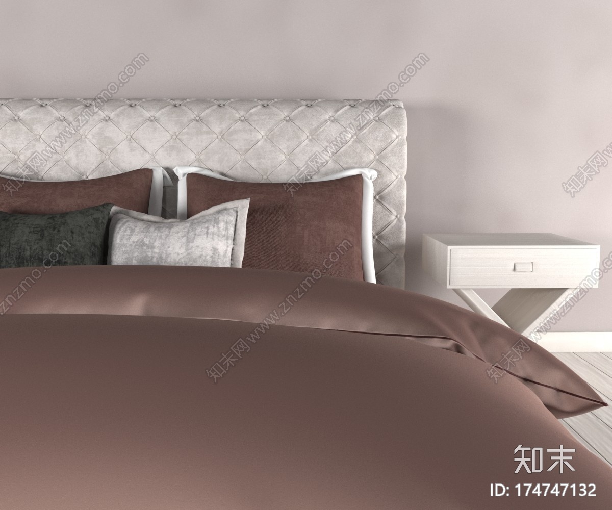 阿德勒住的卧室CG模型下载【ID:174747132】