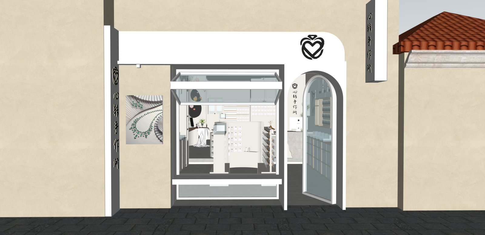 现代其他店铺SU模型下载【ID:1215937790】