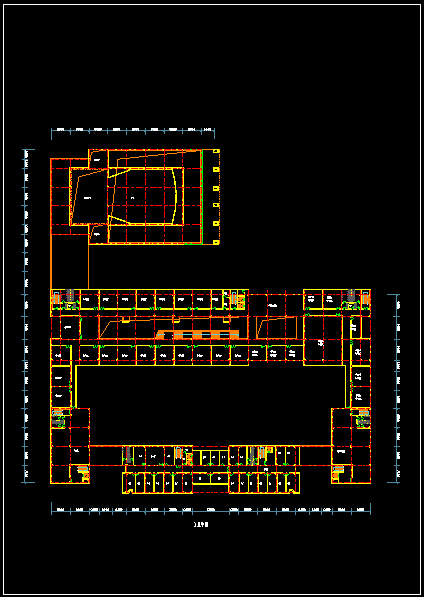 [南京]某理工大学现代风格行政楼（CAD+SU+文本）cad施工图下载【ID:149936133】