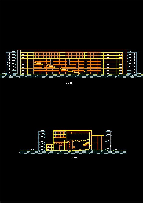 [南京]某理工大学现代风格行政楼（CAD+SU+文本）cad施工图下载【ID:149936133】