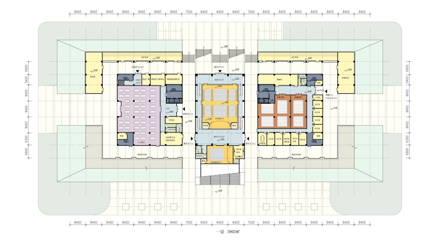 [江苏]南京交通职业技术学院学校建筑方案设计图（JPG+S...施工图下载【ID:164864119】