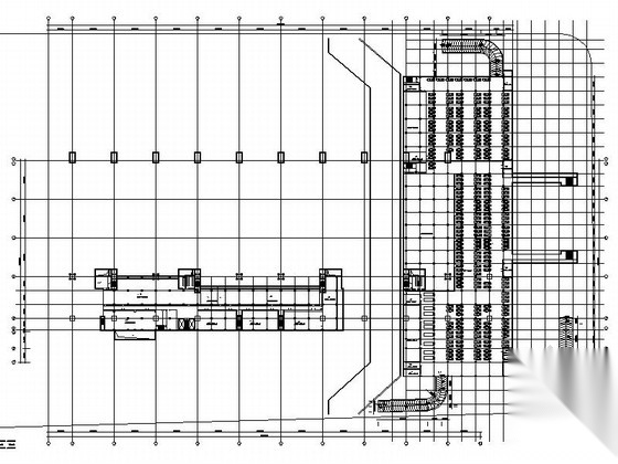 某大型会展中心建筑方案图cad施工图下载【ID:166432155】