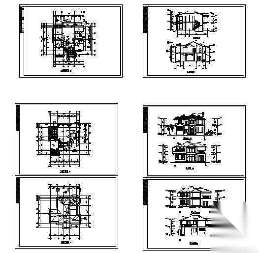 某二层独立别墅建筑方案图施工图下载【ID:149919156】