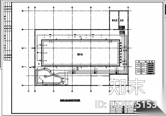 北京某泳池及儿童戏水池成套图纸cad施工图下载【ID:167075153】