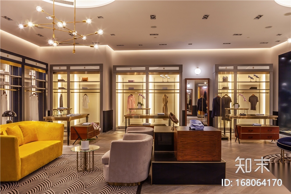 Brooks Brothers高级服装店丨官方摄影丨21Pcad施工图下载【ID:168064170】