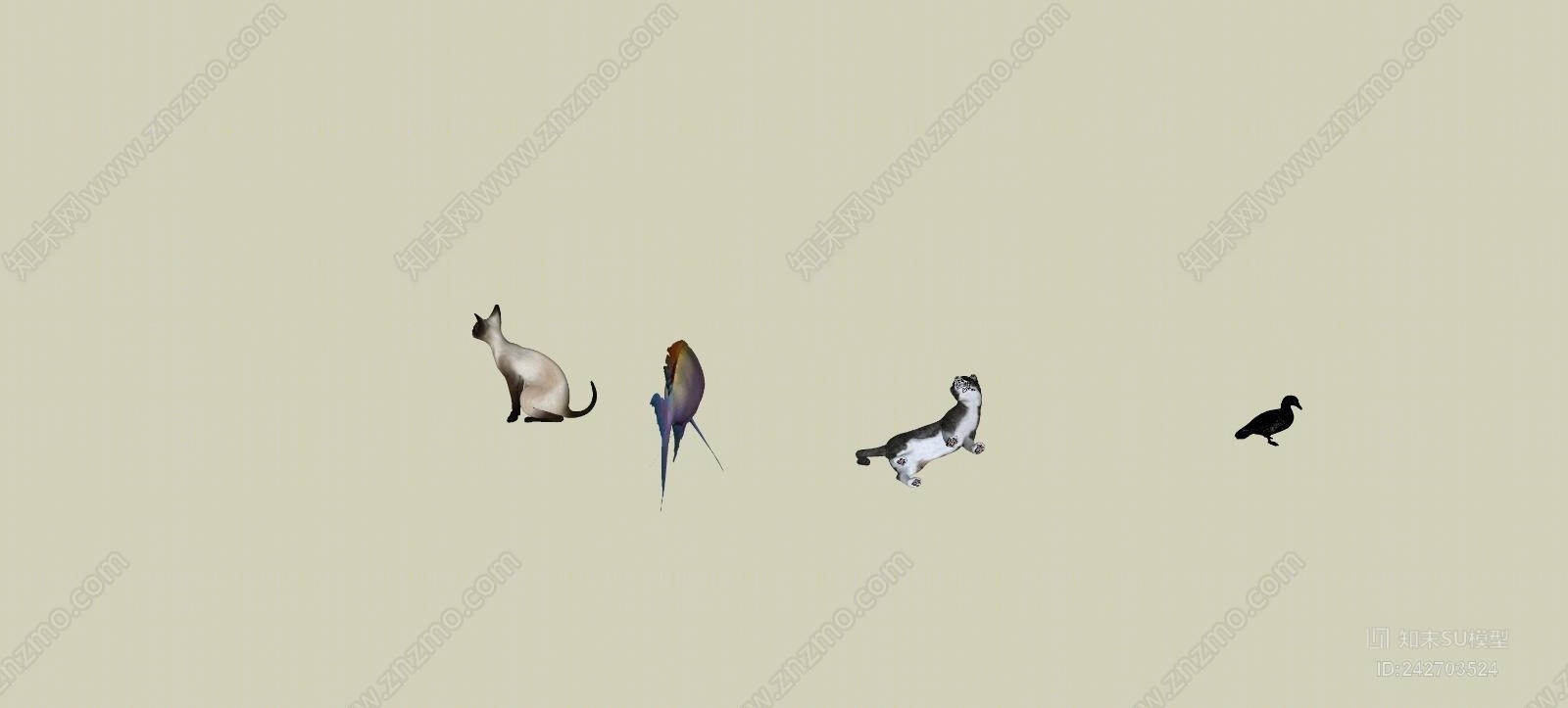 动物SU模型下载【ID:242703524】