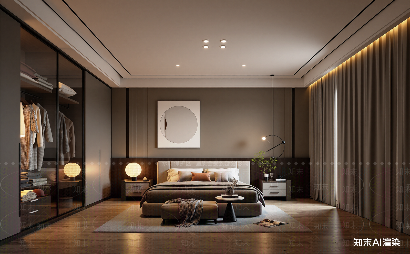 现代家居卧室3D模型下载【ID:1221979233】
