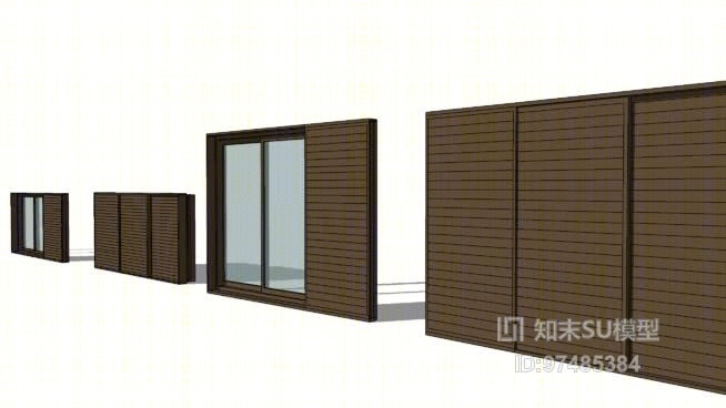 双开门SU模型下载【ID:118047935】