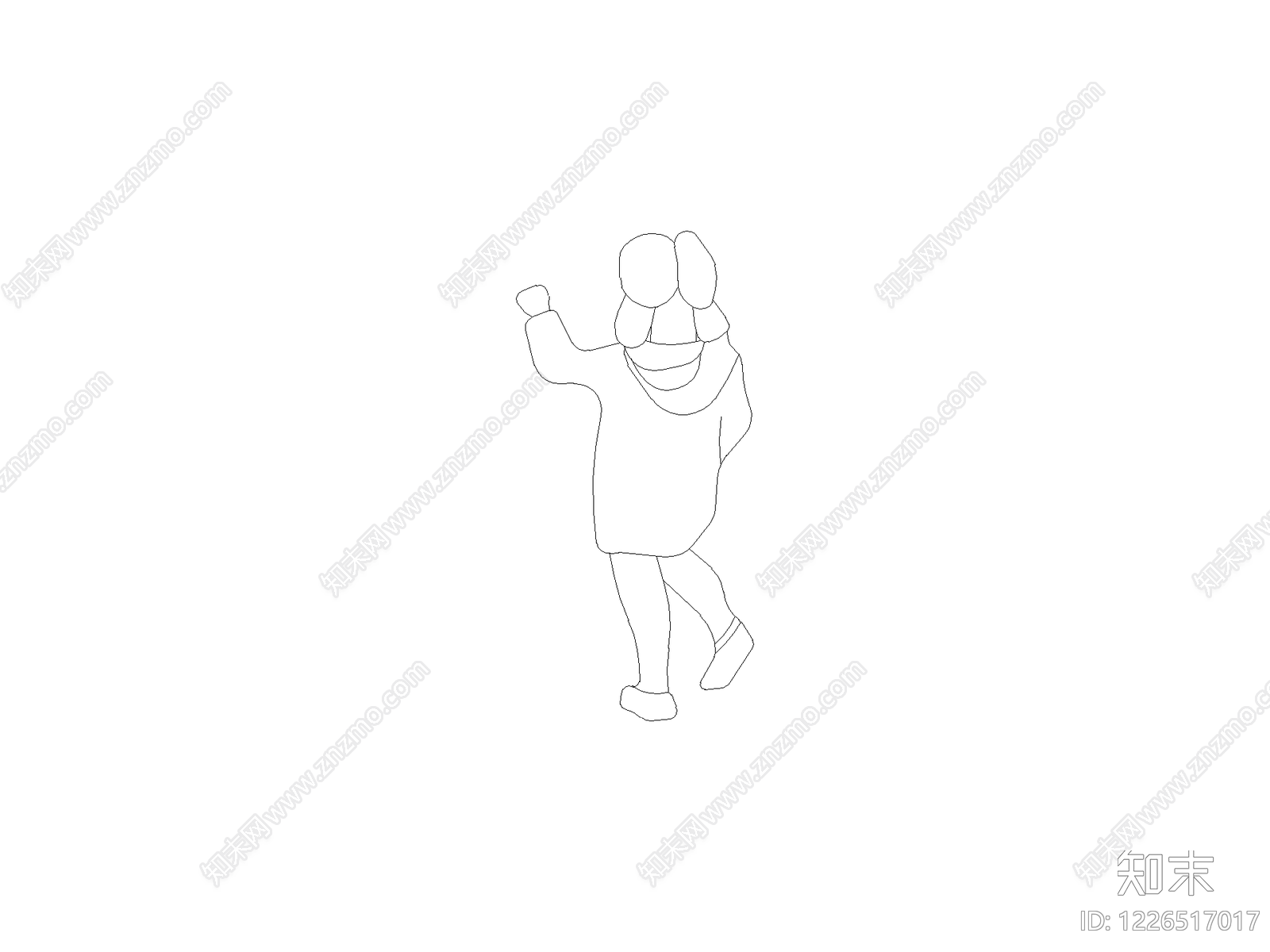 人物CAD图纸