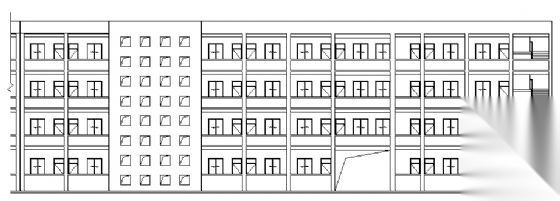张家港市民工子弟学校某四层办公楼建筑施工图施工图下载【ID:151434102】