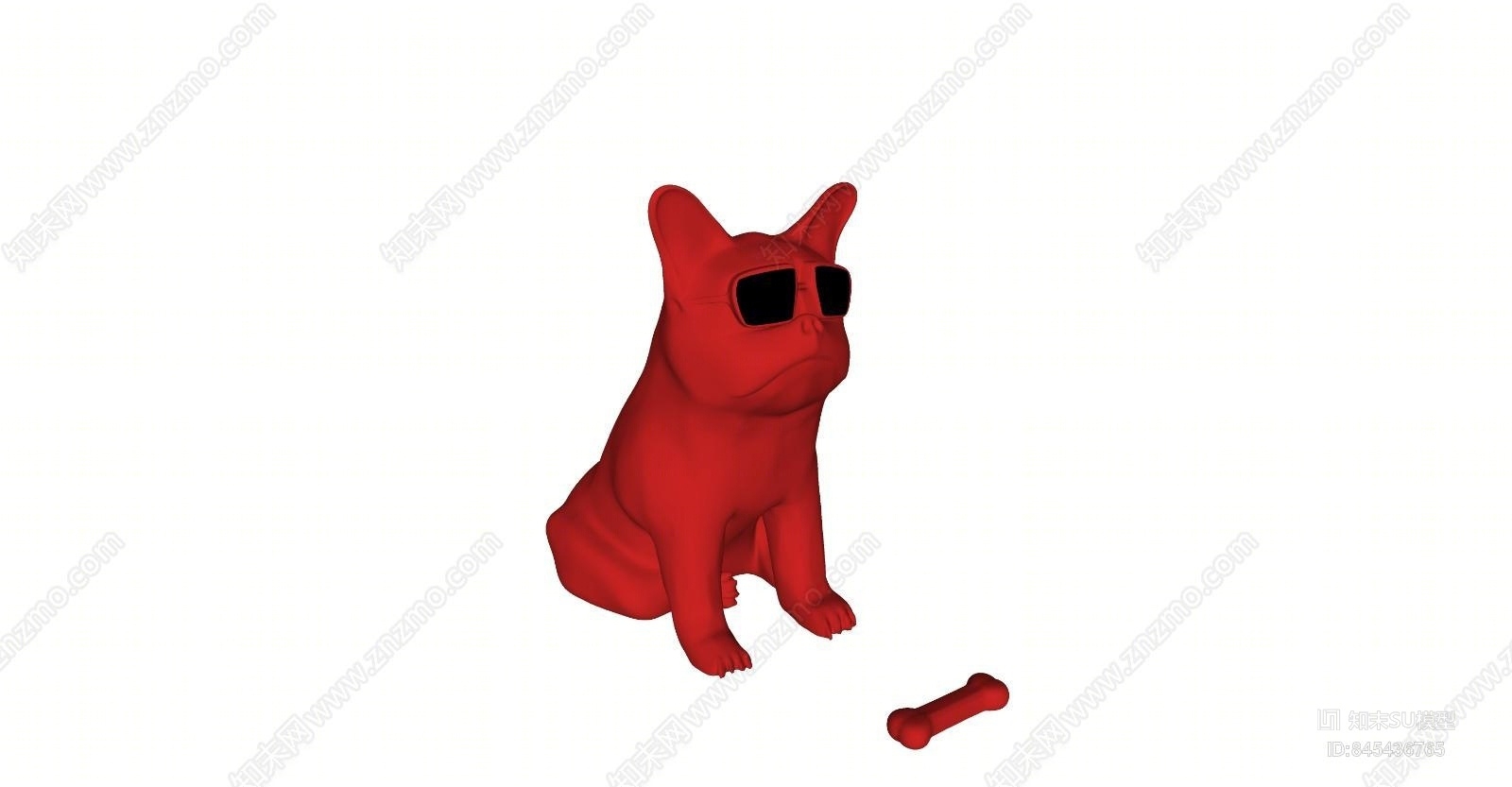 现代斗牛犬音响SU模型下载【ID:845436765】