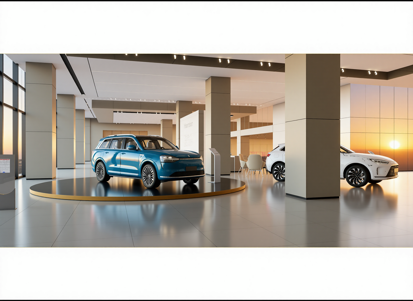 现代汽车展厅3D模型下载【ID:1215077559】