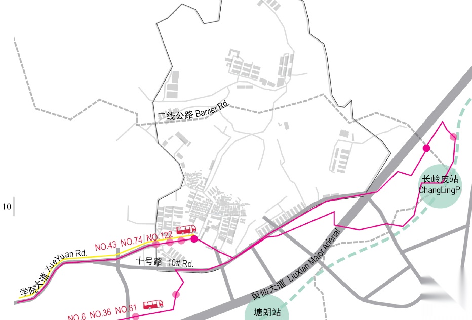 南方科技大学国际竞标13家方案之一（都市实践）cad施工图下载【ID:167637188】