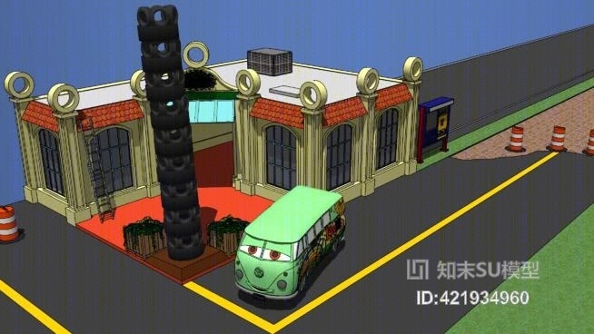 游乐场SU模型下载【ID:421934960】