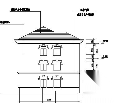 河北省某豪华三层别墅建筑方案图cad施工图下载【ID:149893193】