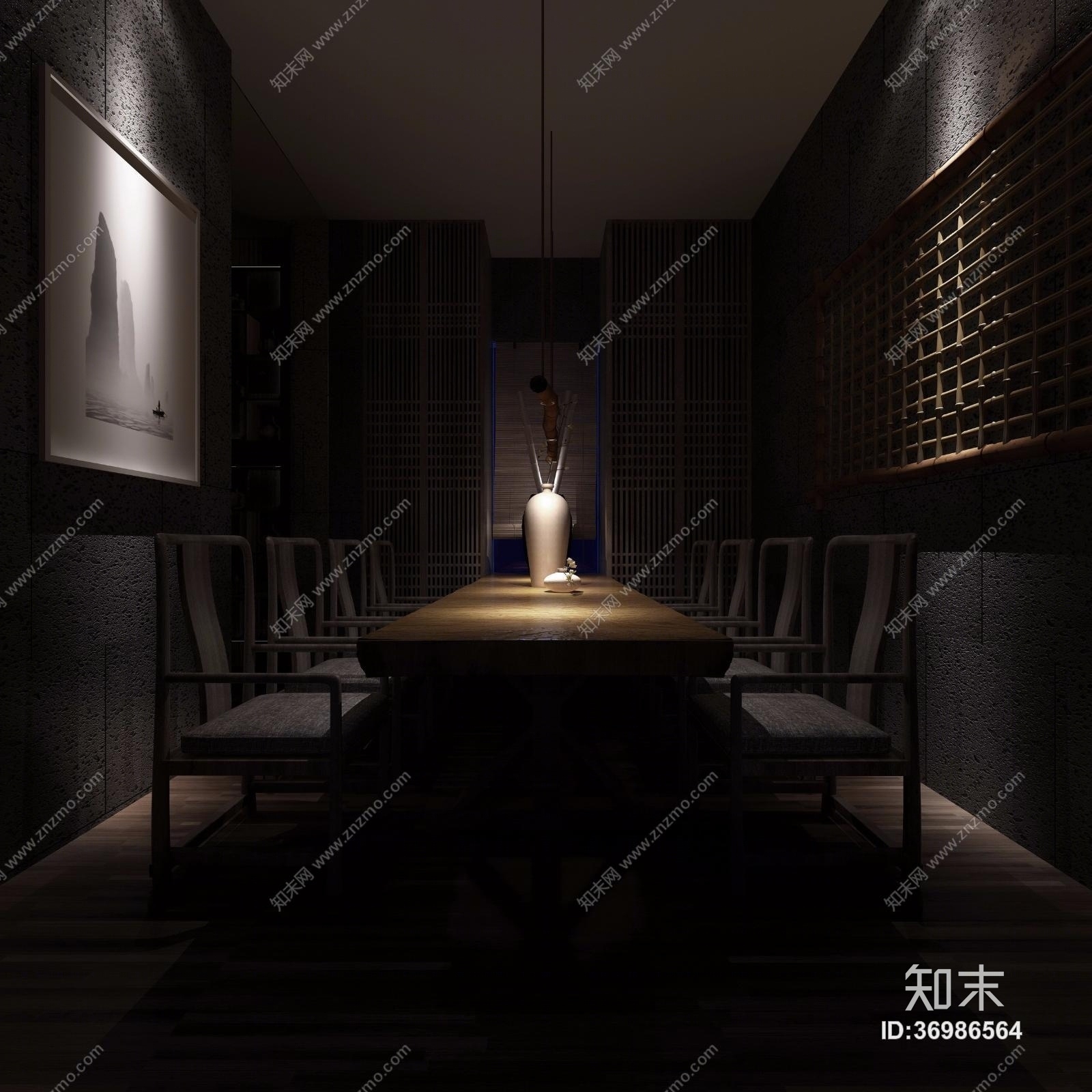 叙品设计（蒋国兴）--山霖水云间cad施工图下载【ID:36986564】