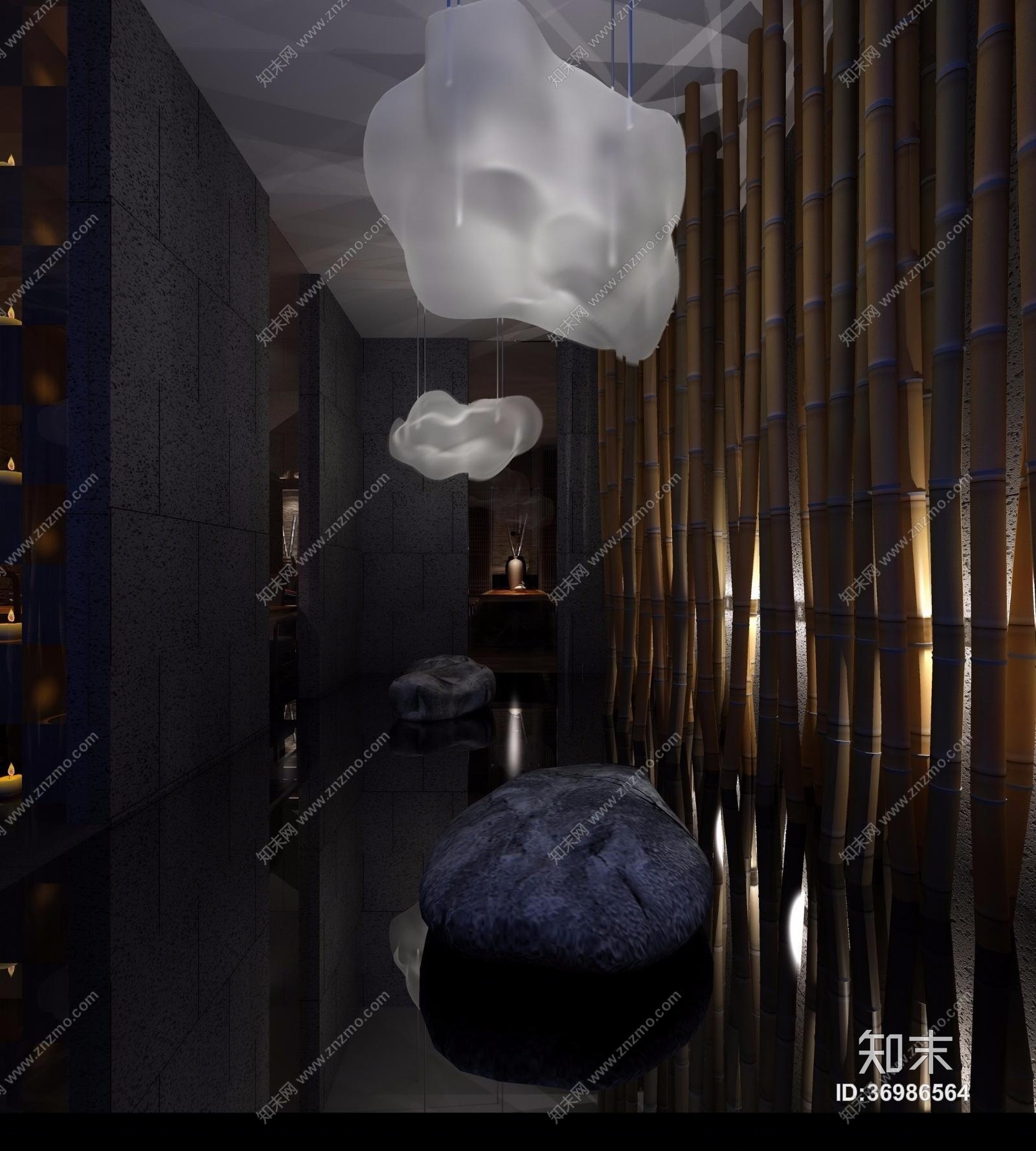 叙品设计（蒋国兴）--山霖水云间cad施工图下载【ID:36986564】