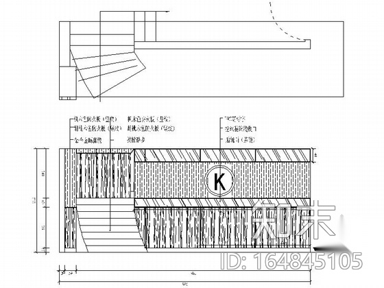 [厦门]某时尚快餐店室内装修施工图（含实景）cad施工图下载【ID:164845105】