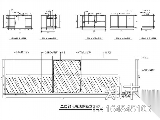 [厦门]某时尚快餐店室内装修施工图（含实景）cad施工图下载【ID:164845105】