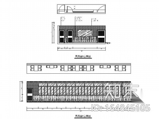 [厦门]某时尚快餐店室内装修施工图（含实景）cad施工图下载【ID:164845105】