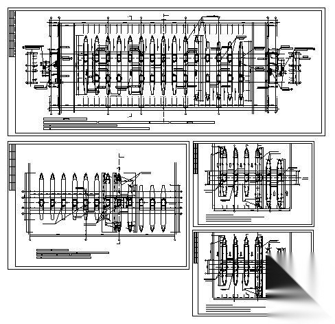 某高速公路收费站建筑方案图cad施工图下载【ID:151680169】