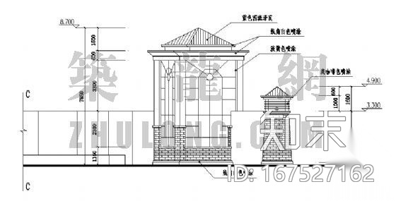 园林大门设计方案施工图下载【ID:167527162】