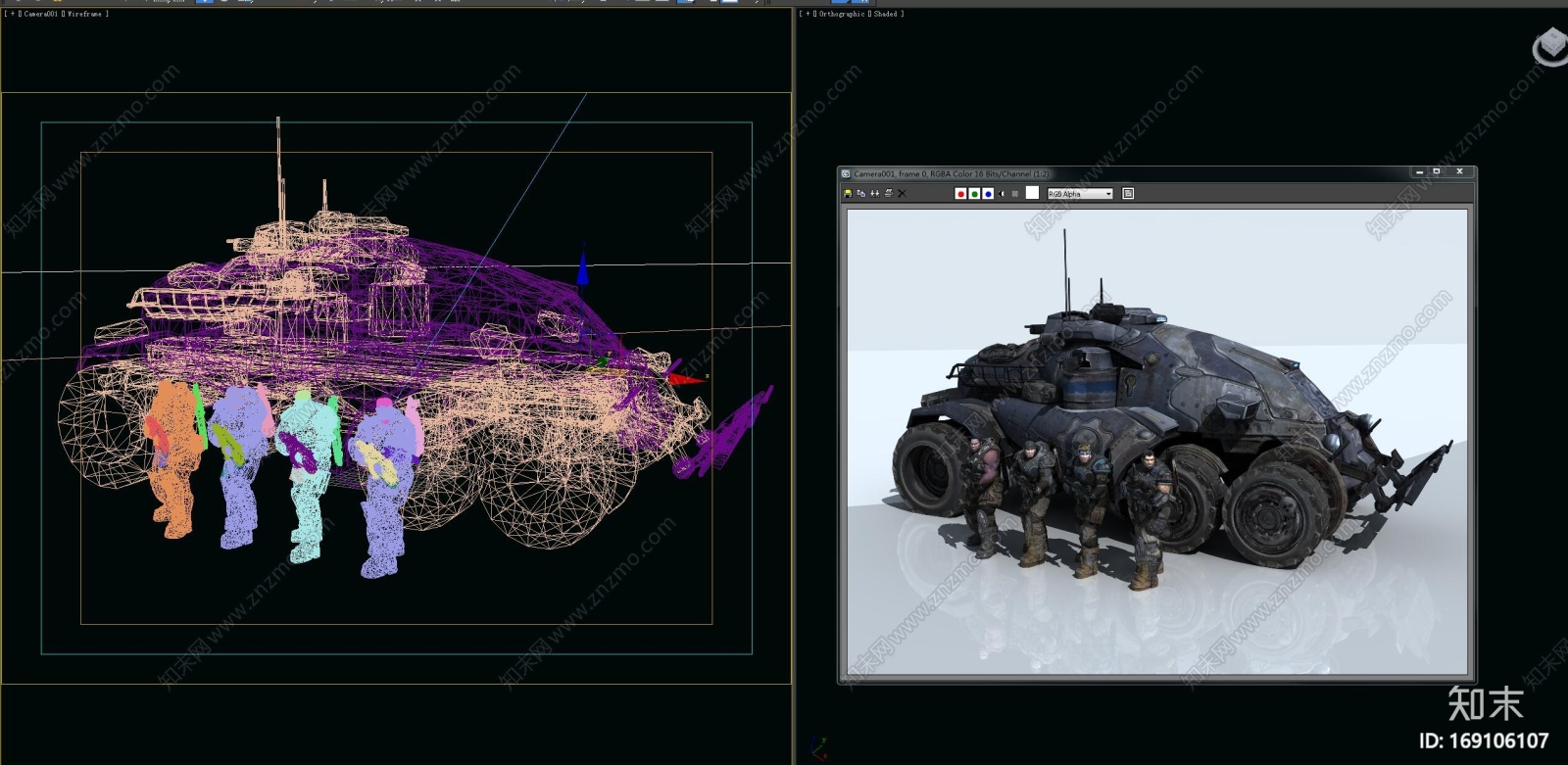 霸气次时代战车一枚CG模型下载【ID:169106107】