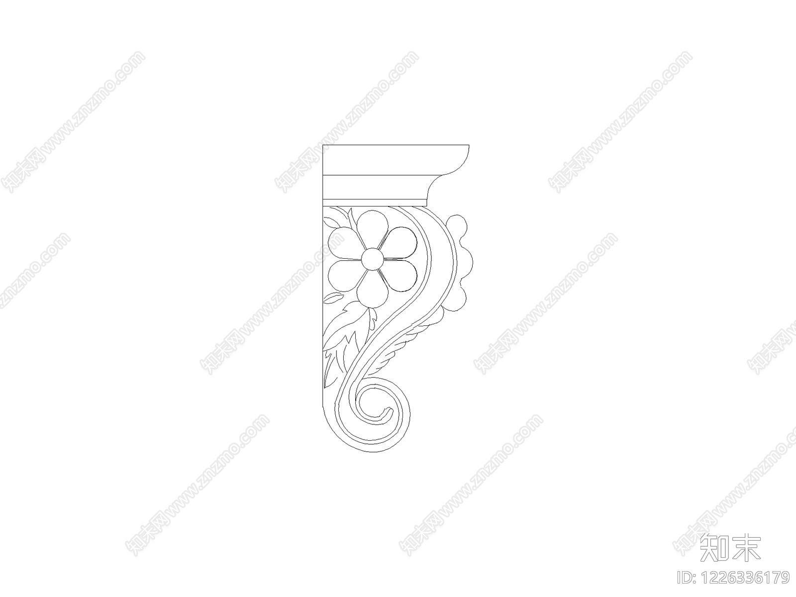 雕塑装饰构件CAD图纸