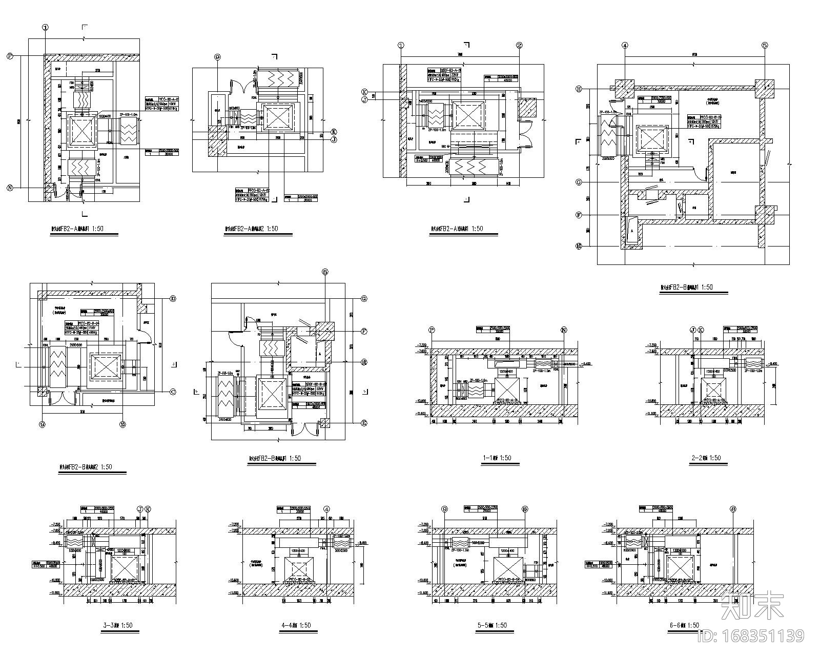 上海二十层酒店空调通风系统设计施工图施工图下载【ID:168351139】