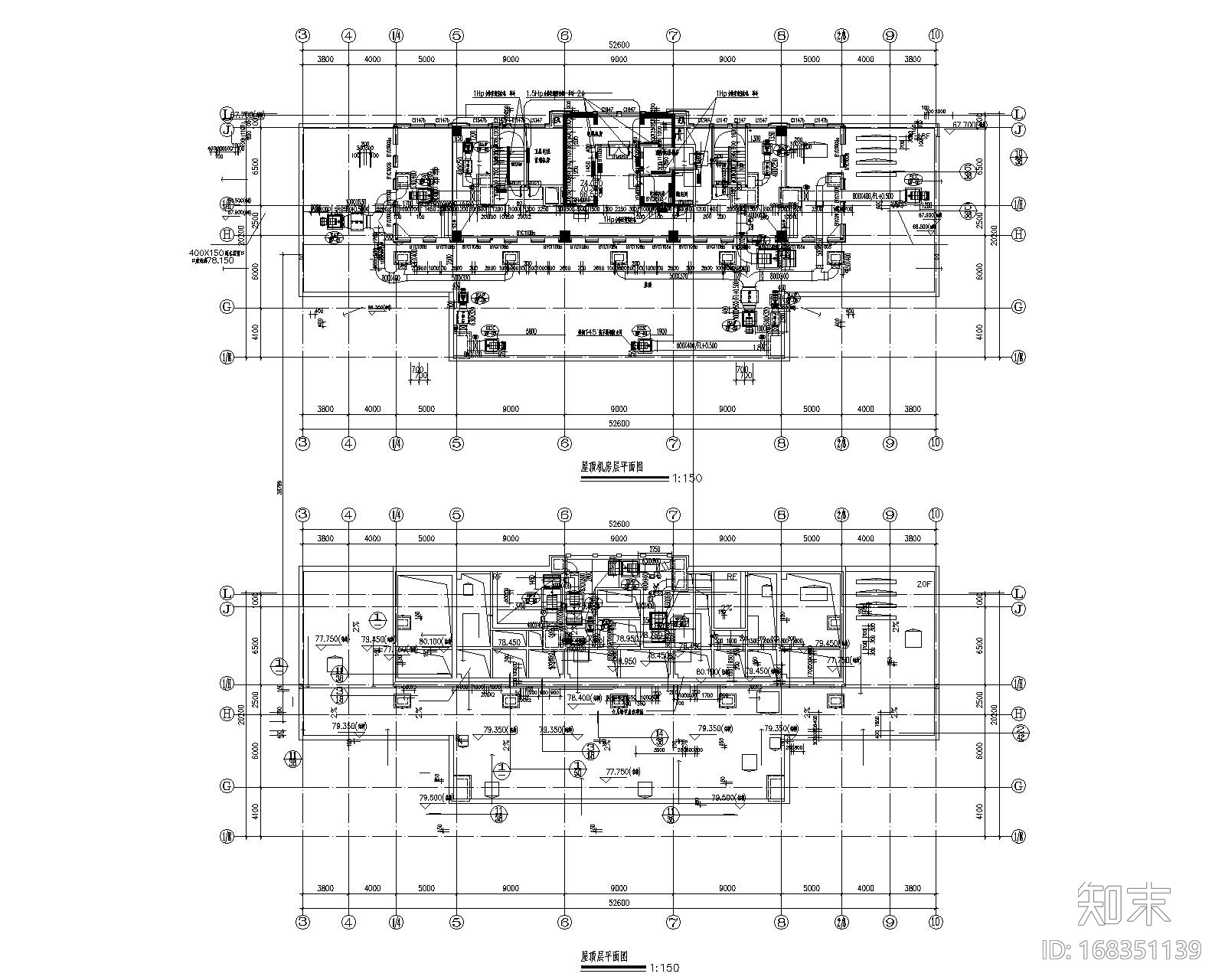 上海二十层酒店空调通风系统设计施工图施工图下载【ID:168351139】