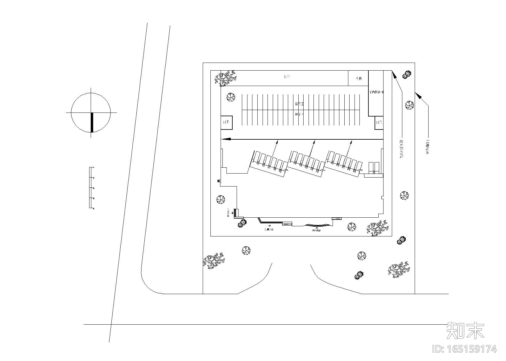 [学生作业]客运站设计建筑方案图（CAD）施工图下载【ID:165159174】