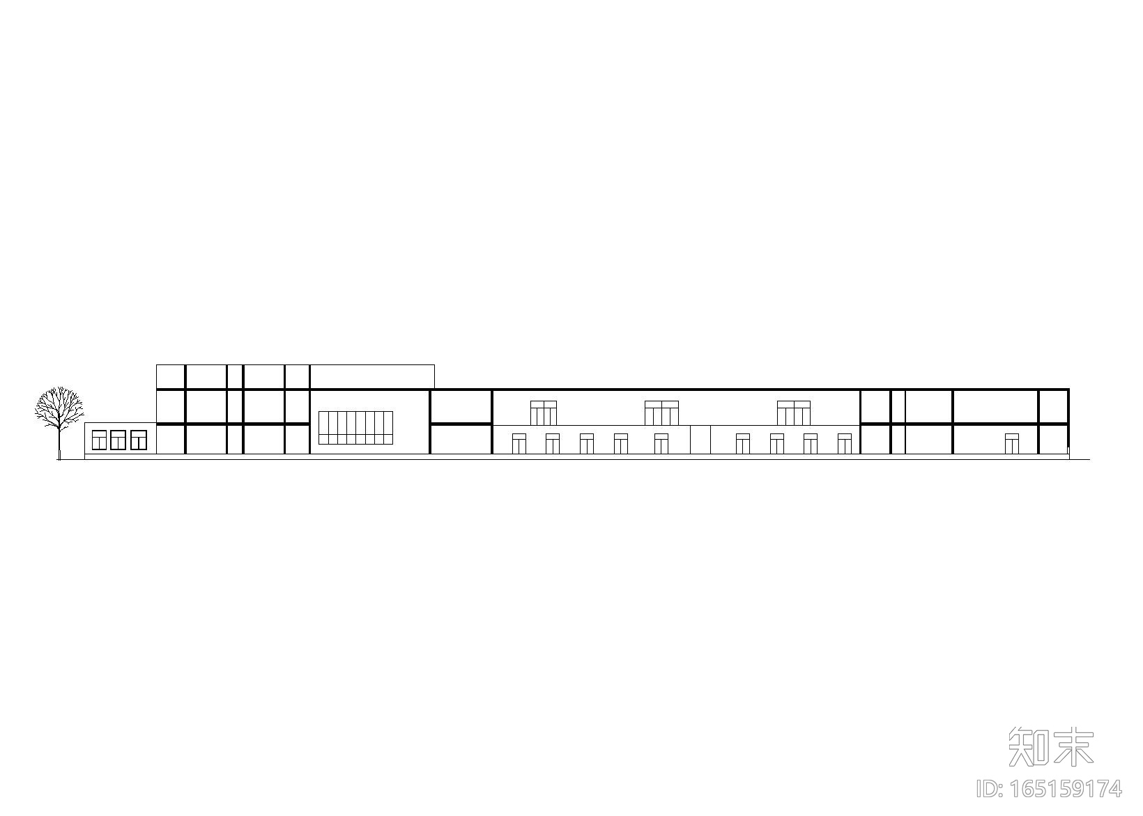 [学生作业]客运站设计建筑方案图（CAD）cad施工图下载【ID:165159174】