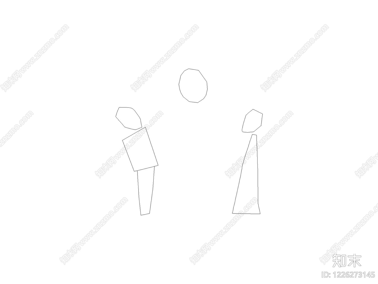 人物CAD图纸