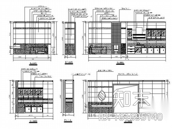 [广东]某豪华陶瓷展厅室内装修施工图cad施工图下载【ID:161695140】