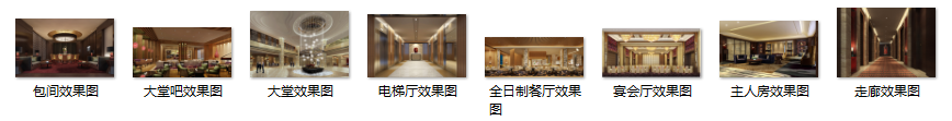 恩施瑞享国际酒店室内方案设计及效果图（40页）cad施工图下载【ID:161771176】