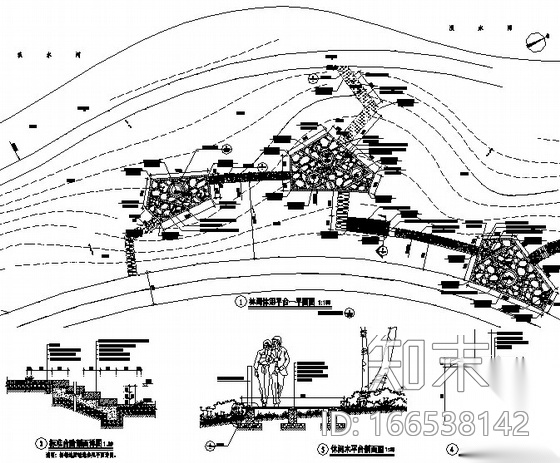 [惠阳]滨湖休闲公园园林景观工程竣工图施工图下载【ID:166538142】