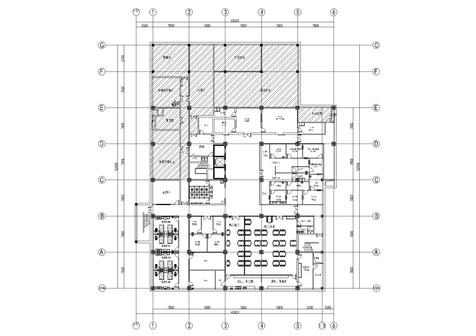 [辽宁]沈阳仁济妇婴医院工程施工图+效果图cad施工图下载【ID:160501112】