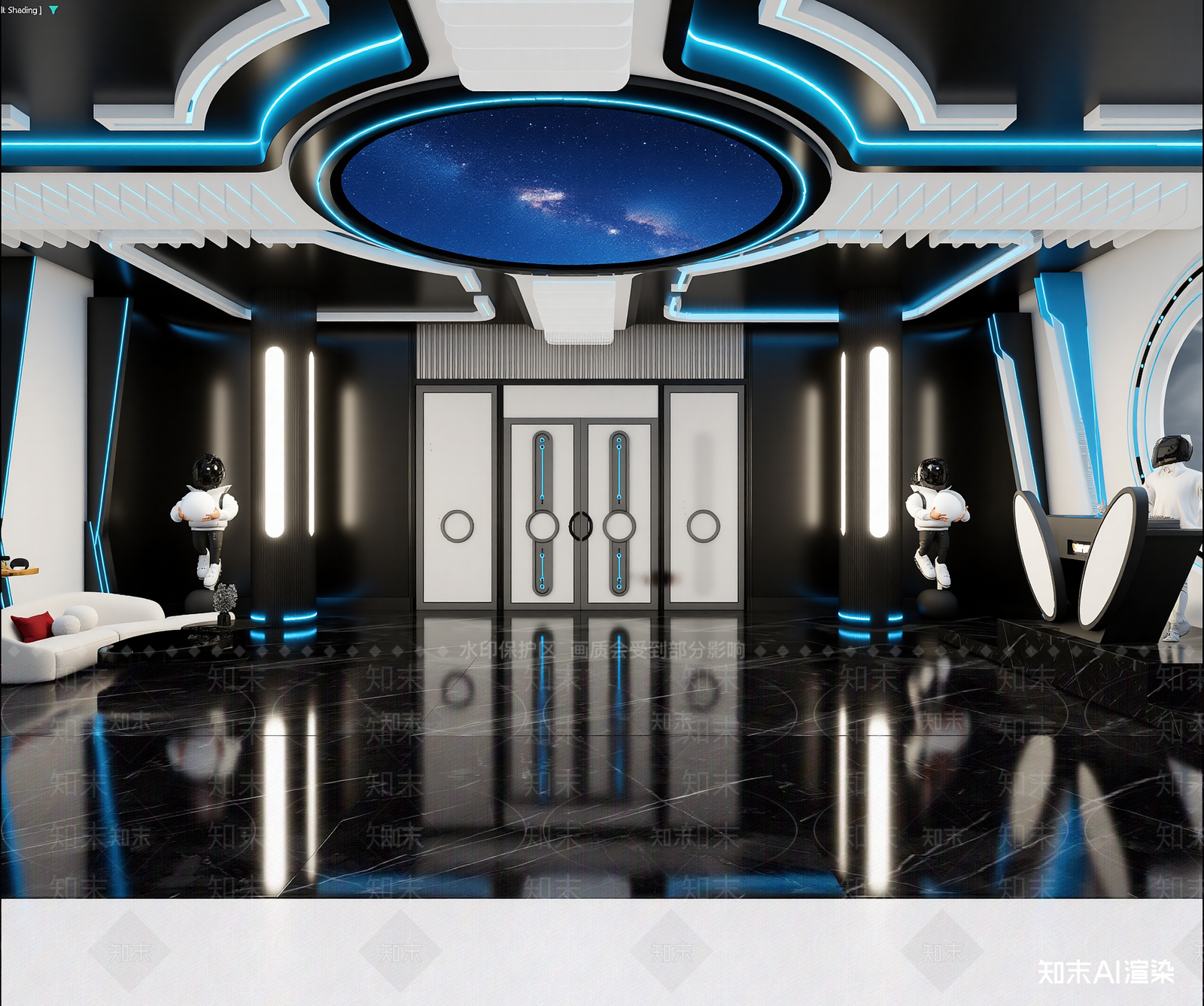 现代其他商业空间3D模型下载【ID:1214837775】