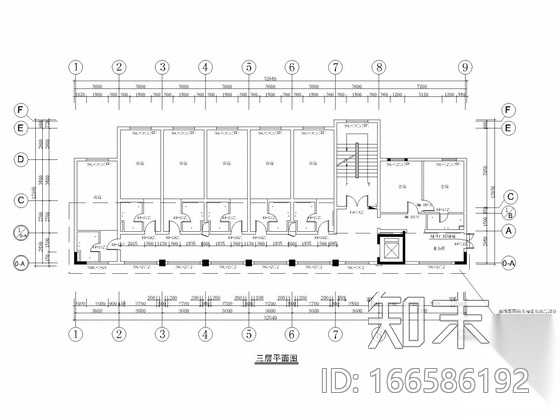 酒店宿舍砖混维修改造工程(含建施)cad施工图下载【ID:166586192】