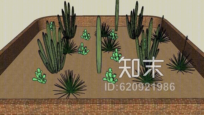 沙漠保护SU模型下载【ID:620921986】