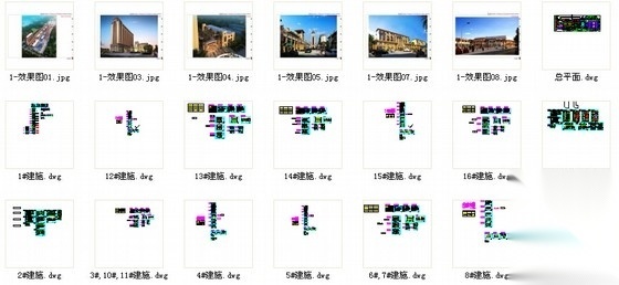 [江西]大型简欧风格农副产品综合市场建筑施工图（所有楼...cad施工图下载【ID:160720133】