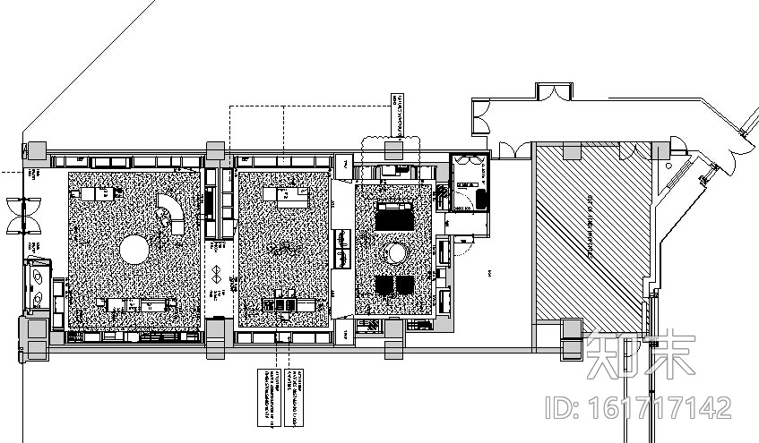 [北京]意大利奢侈品牌FENDI北京SKP精品店效果图+施工图cad施工图下载【ID:161717142】