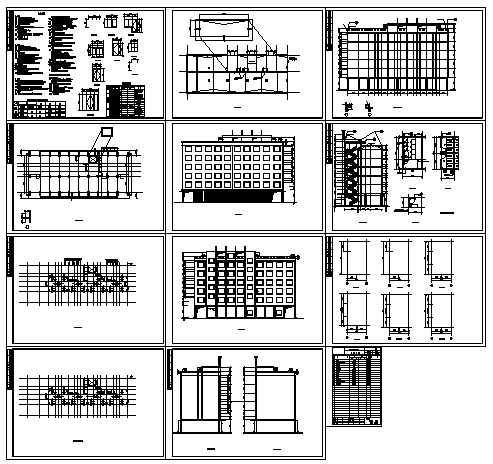 某市四层医院招待所建筑方案设计cad施工图下载【ID:149850188】