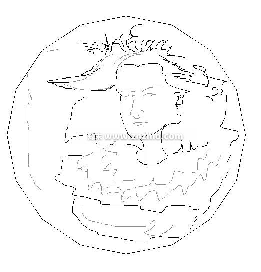 挂画cad施工图下载【ID:178184187】