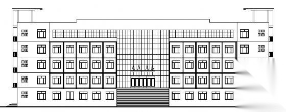 山西某五层综合教学楼建筑方案图cad施工图下载【ID:151575147】