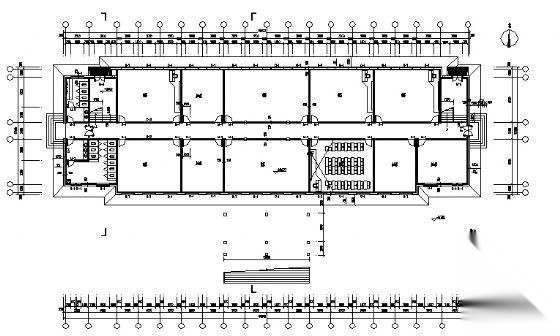 山西某五层综合教学楼建筑方案图cad施工图下载【ID:151575147】