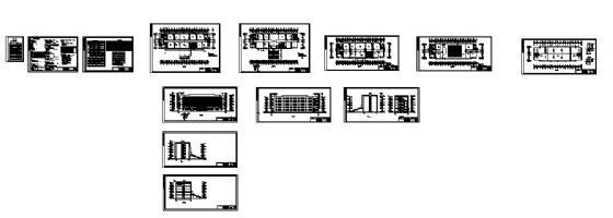 山西某五层综合教学楼建筑方案图cad施工图下载【ID:151575147】