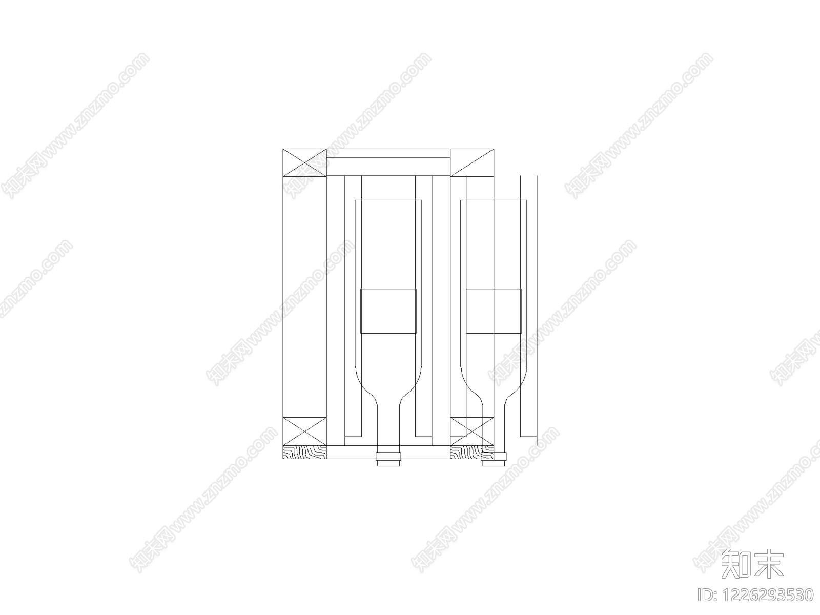 材质模板动态版cad施工图下载【ID:1226293530】