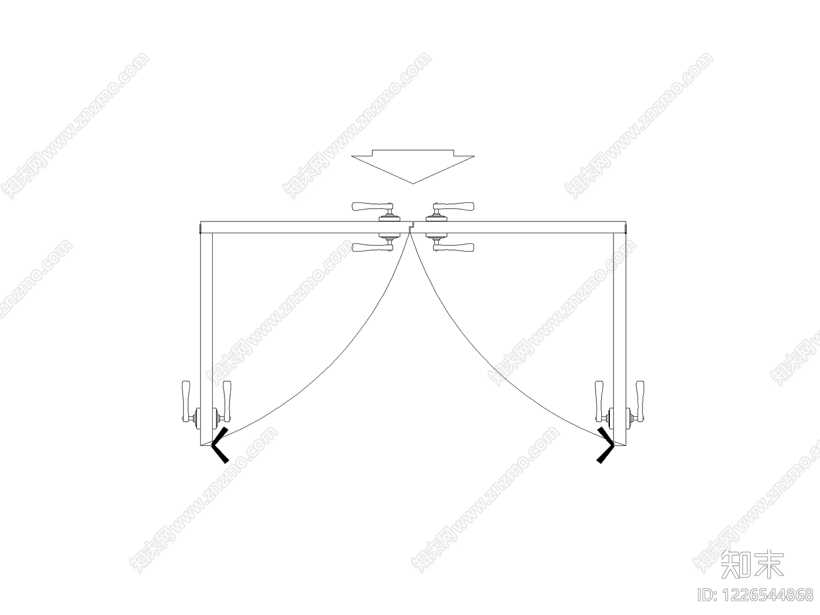 桌子cad施工图下载【ID:1226544868】