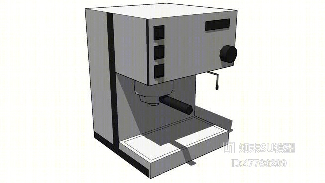 咖啡机SU模型下载【ID:47766209】